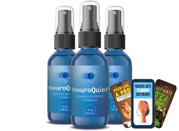 Infographic displaying NeuroQuiet benefits